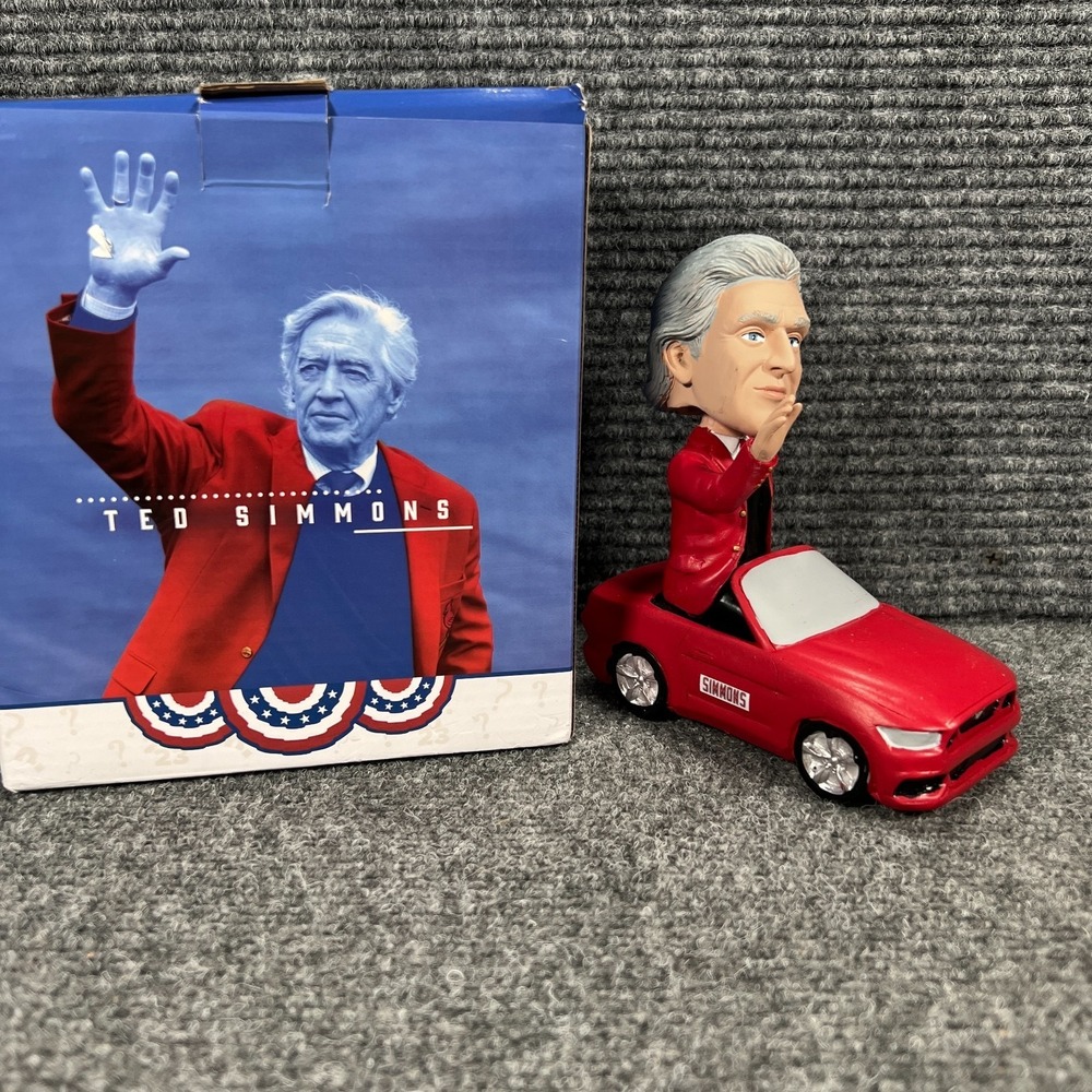 St.‎ Louis Cardinals Hall of Fame Ted Simmons Bobblehead Mystery SGA Car Parade